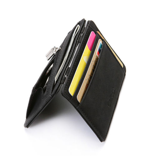 WALLET Magic Wallet With Coin Pocket - Black